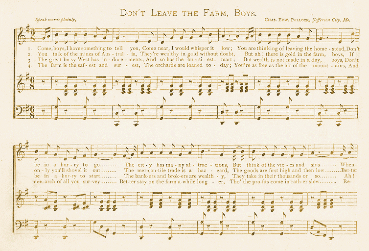 Don't Leave the Farm, Boys, Part 1